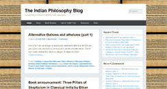 Desktop Screenshot of indianphilosophyblog.org