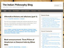 Tablet Screenshot of indianphilosophyblog.org